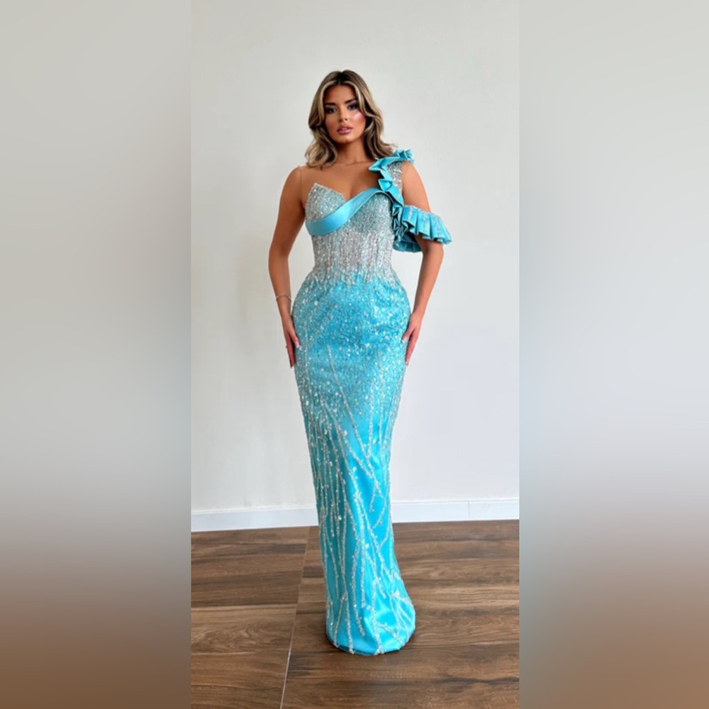 Turquoise Prom Dress (Minna fashion)